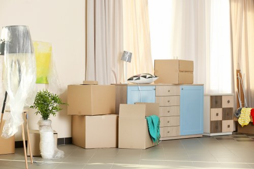 Removal team helping with household moving in Lewisham