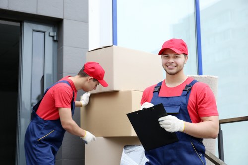 Careful furniture handling during a flat move in Lewisham