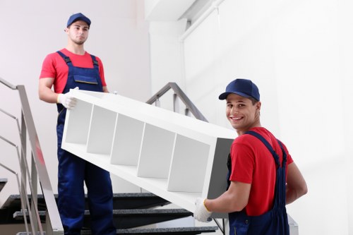 Removal van loading household items for a Lewisham relocation